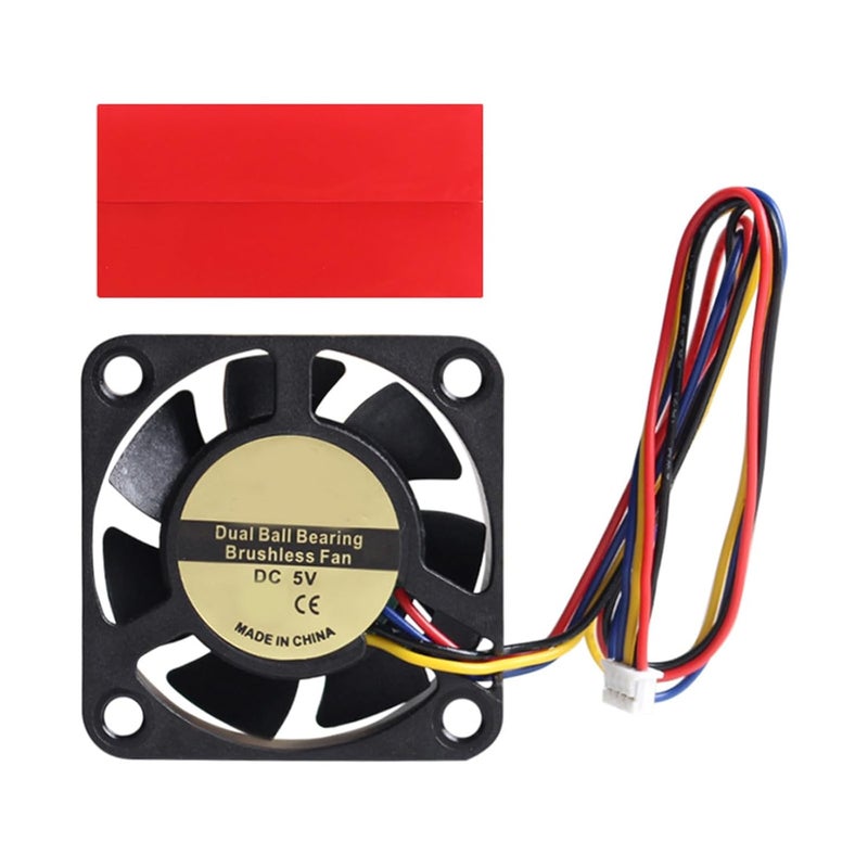 4010 مروحة تبريد تيار مستمر 5 فولت سرعة عالية 4000 دورة في الدقيقة محمل كريات مزدوج لطابعة ثلاثية الأبعاد P1 لوحة رئيسية للمختبر - Image 3